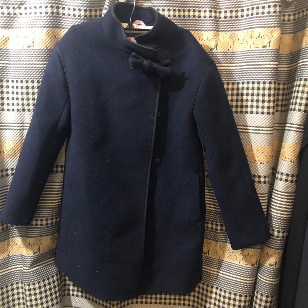 Jcrew Navy kids wool coat